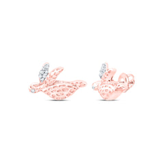 1/20CTW-DIA NK GIFT TURTLE EARRINGS