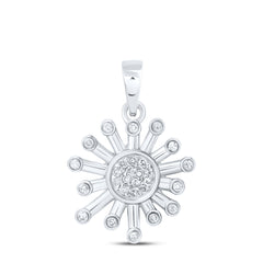 1/10CTW-DIA NK GIFT SUN PENDANT