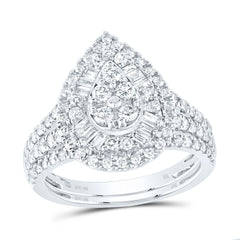 1 1/5 CTW-DIA NK FASHION BRIDAL SET