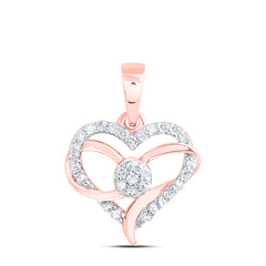 1/8CTW-DIA NK GIFT HEART PENDANT