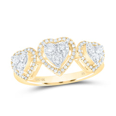 1/2CTW-DIA NK FASHION HEART RING