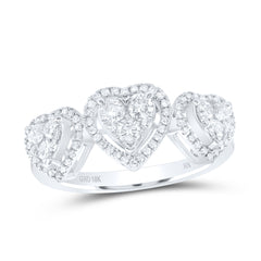 1/2CTW-DIA NK FASHION HEART RING