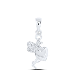 1/20CTW-DIA NK GIFT HEART PENDANT