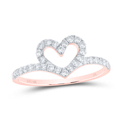 3/8CTW-DIA NK GIFT HEART RING