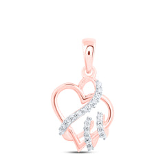 1/12CTW - DIA NK GIFT HEART PENDANT