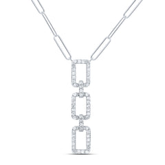1/4CTW-DIA NK FASHION NECKLACE (18-INCH)