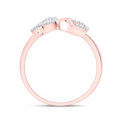 1/10CTW-DIA NK GIFT BUTTERFLY HEART RING