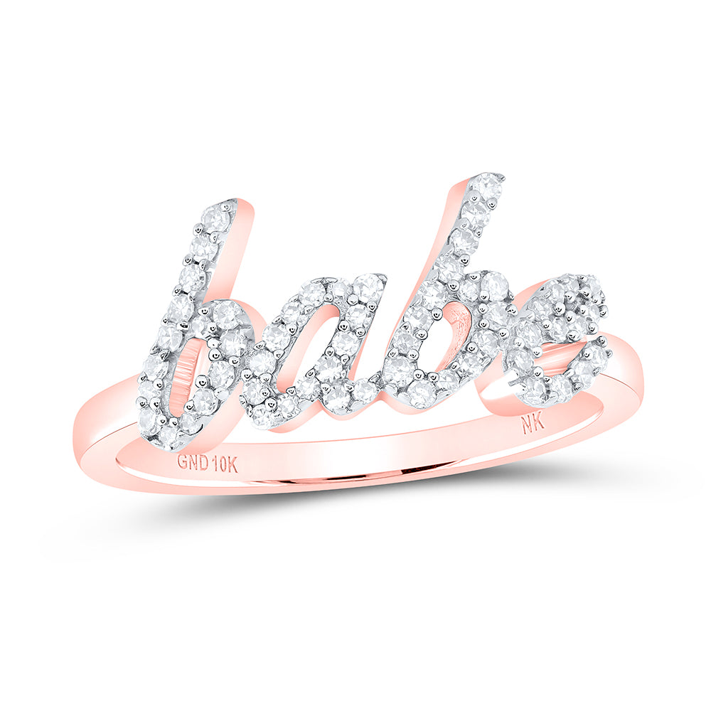 1/4CTW-DIA NK GIFT BABE RING