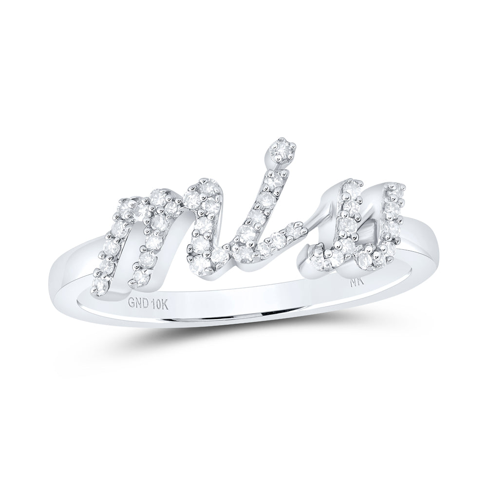 1/6CTW-DIA NK GIFT MISS RING