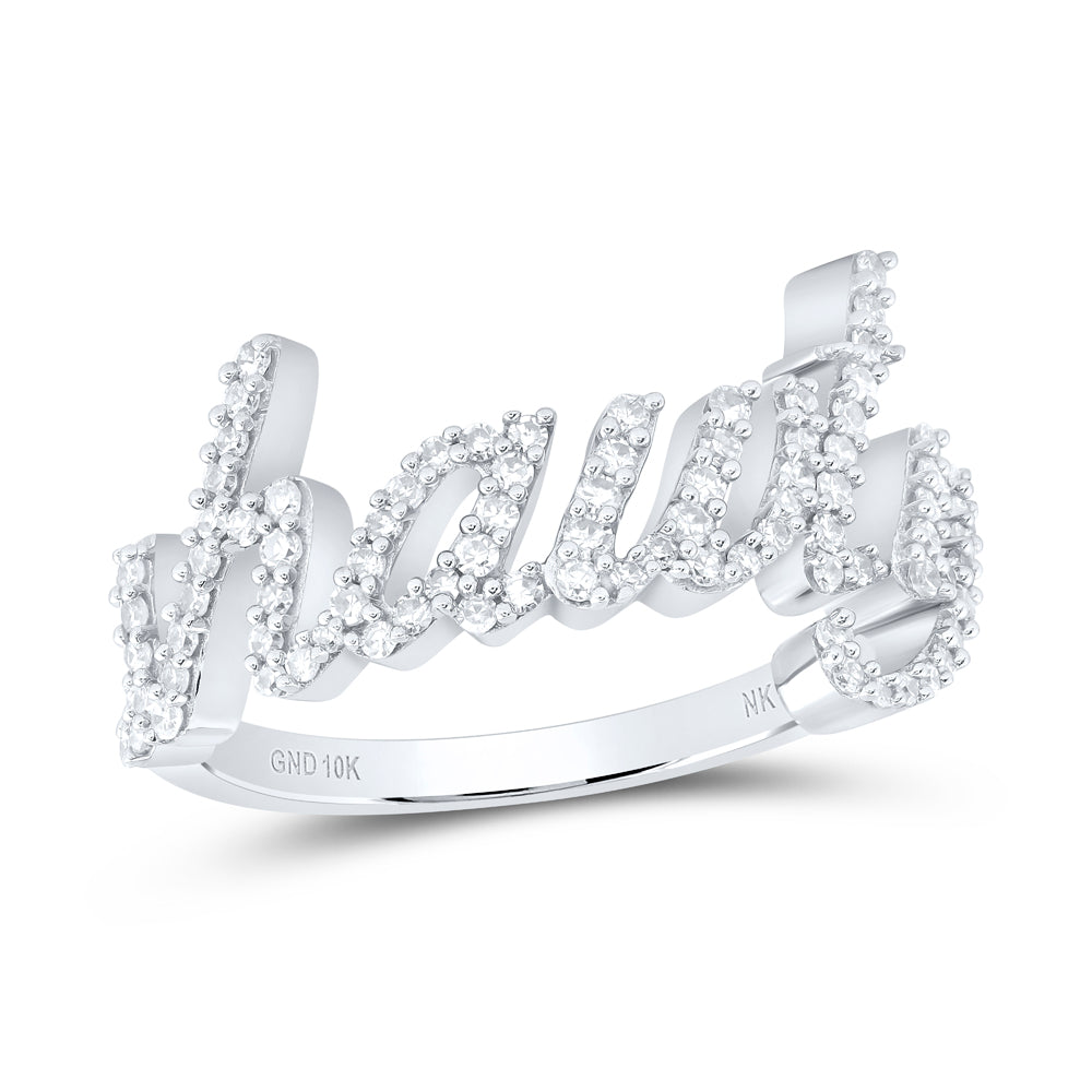3/8CTW-DIA NK GIFT SHAWTY RING