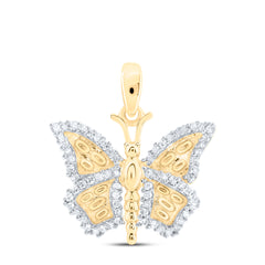 1/5CTW-DIA NK GIFT BUTTERFLY PENDANT