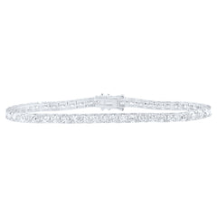 7CTW-DIA NK TENNIS BRACELET(7 INCH)