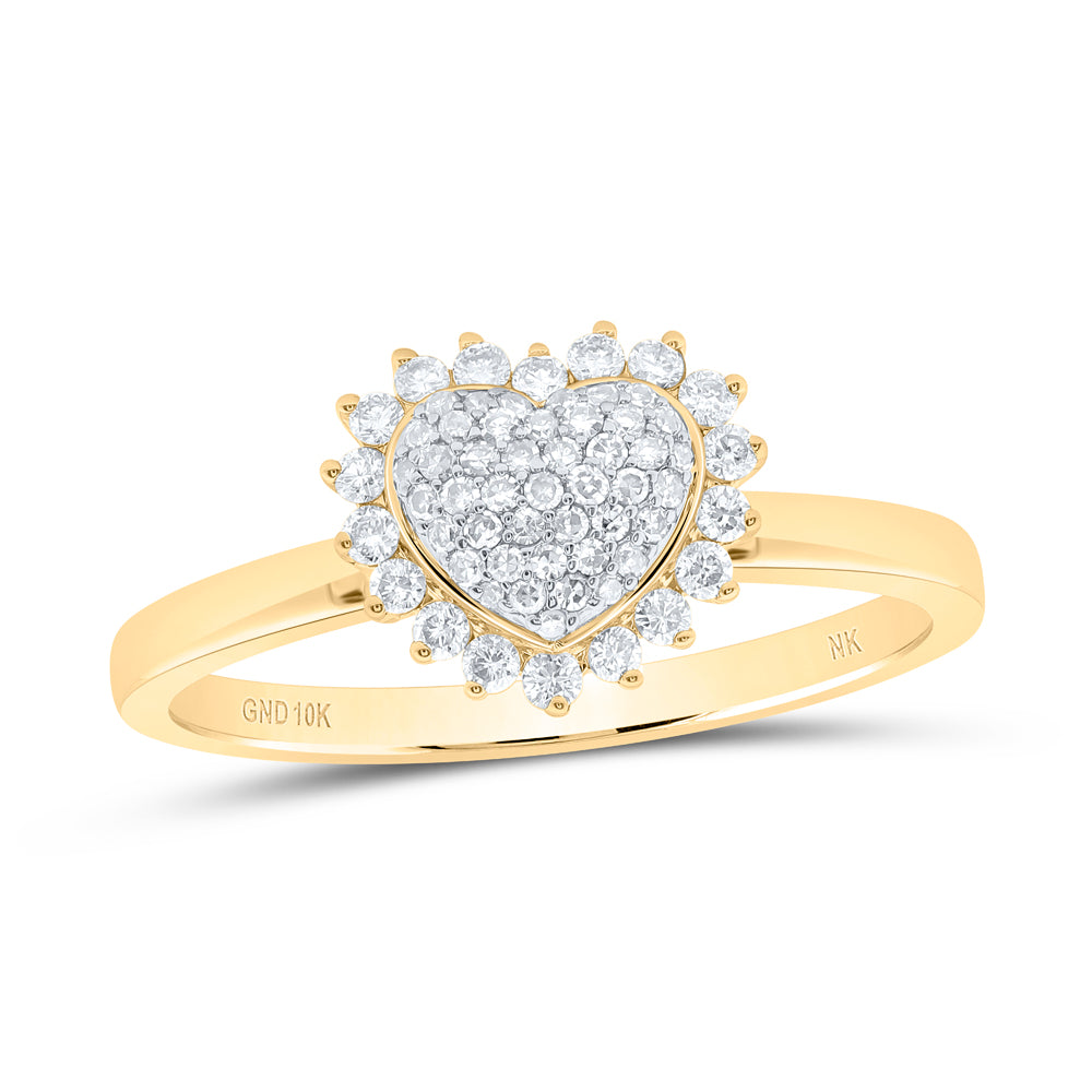 1/3CTW-DIA NK FASHION HEART RING