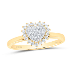 1/3CTW-DIA NK FASHION HEART RING