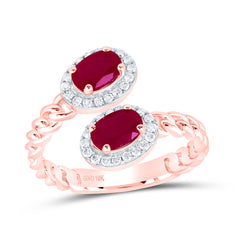 1/5CTW-DIA NK 6X4 MM OV-RU SYNTHETIC RING