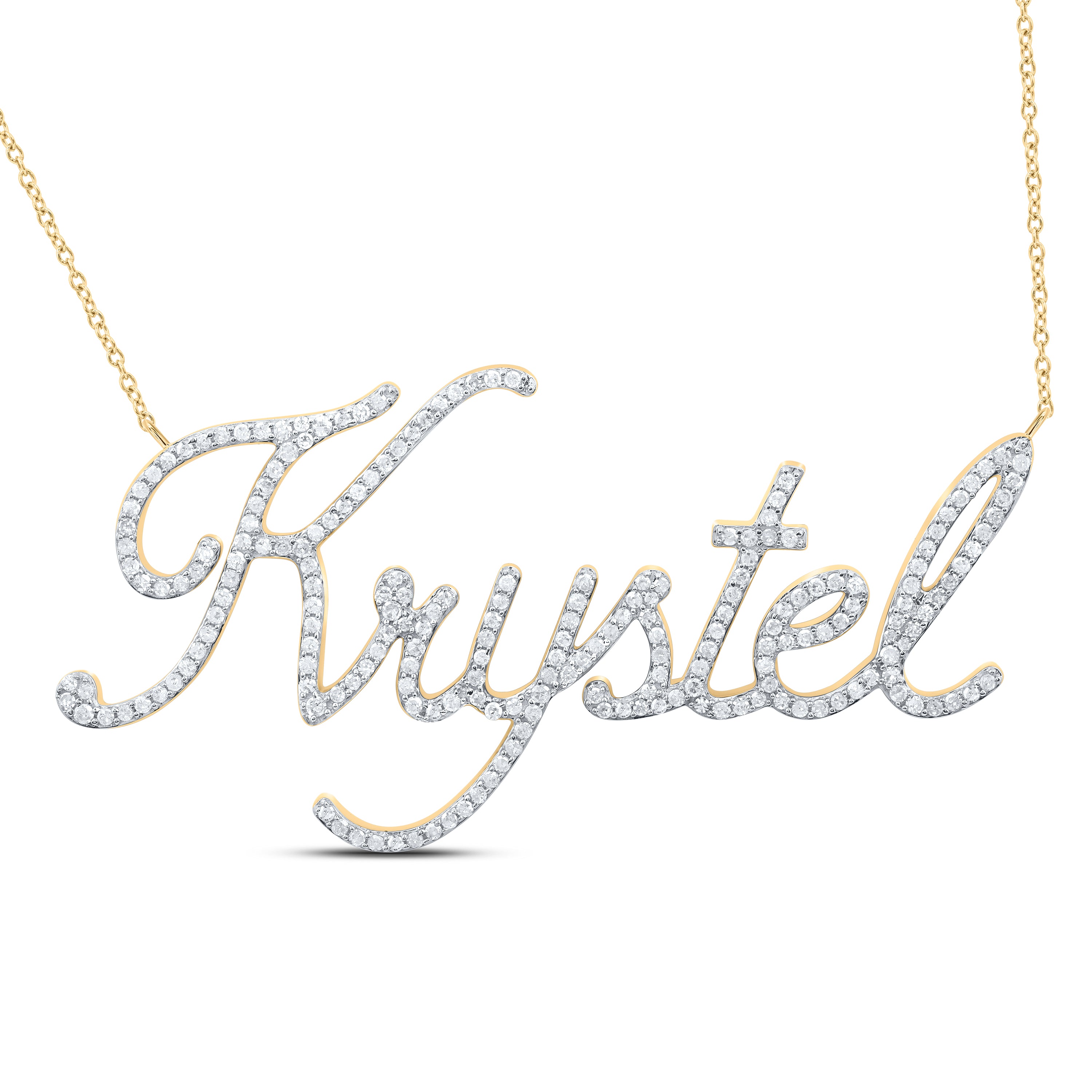 7/8CTW-DIA P1 "KRYSTEL" NECKLACE