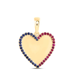 1 7/8CTW-DIA FASHION HEART PENDANT
