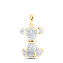 1/8CTW-DIA NK GIFT DOG PENDANT