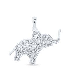 1/3CTW-DIA NK GIFT ELEPHANT PENDANT