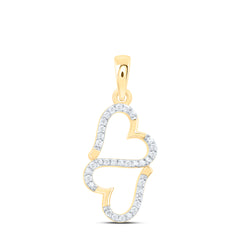 1/8CTW-DIA P1 GIFT HEART PENDANT
