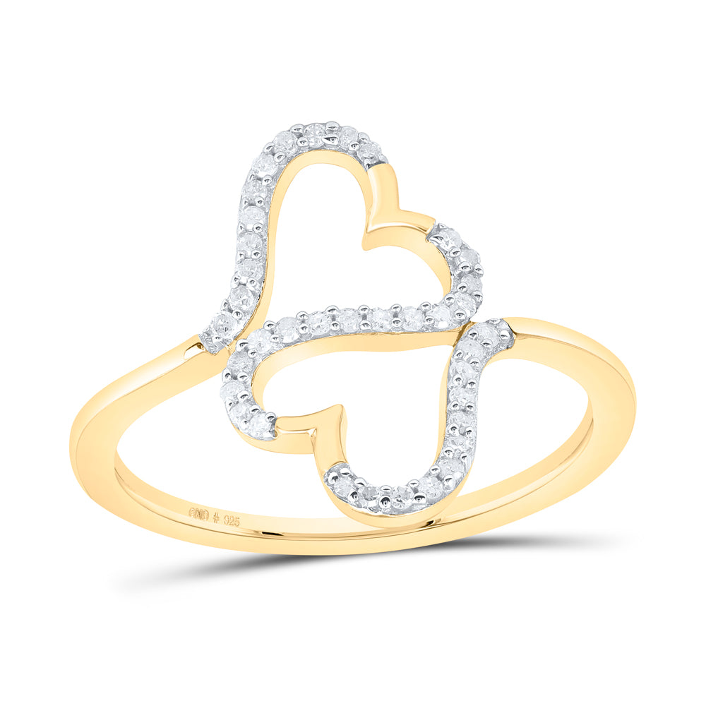 1/8CTW-DIA P1 GIFT HEART RING