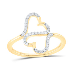 1/8CTW-DIA P1 GIFT HEART RING