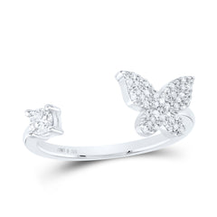 1/4CTW-DIA P1 GIFT BUTTERFLY RING