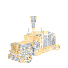 1 3/4CTW-DIA NK TRUCK MENS CHARM