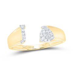 1/10CTW-DIA NK GIFT INITIAL "J" LADIES RING