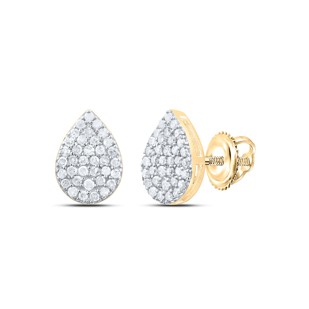 1/3CTW-DIA P1 GIFT PEAR STUD EARRING