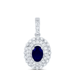 1/4CTW-DIA ANA M 6X4MM OV-BS NAT GEM PENDANT