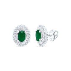1/2CTW-DIA ANA M 6X4MM OV-EM NAT GEM EARRING