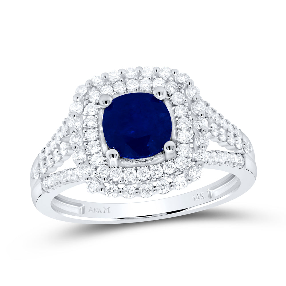 1/2CTW-DIA ANA M 6 MM CU-BS NAT GEM RING