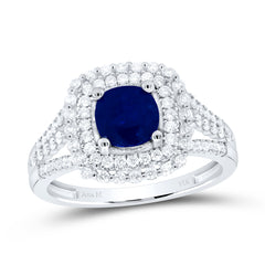 1/2CTW-DIA ANA M 6 MM CU-BS NAT GEM RING