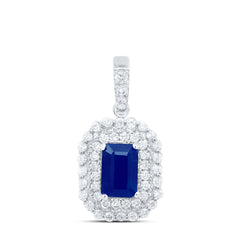 1/3CTW-DIA ANA M 6X4MM EM-BS NAT GEM PENDANT