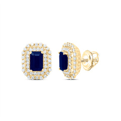 1/2CTW-DIA ANA M 6X4MM EM-BS NAT GEM EARRING