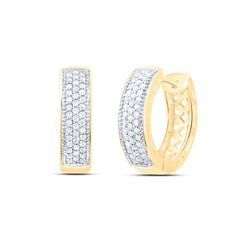 1/3CTW-DIA P1 GIFT HOOP EARRING
