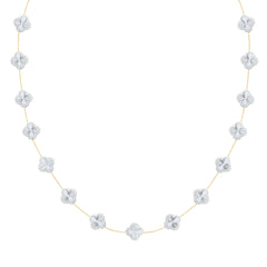 2 5/8CTW-DIA NK FASHION CLOVER NECKLACE (18 INCH)