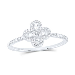 1/3CTW-DIA NK GIFT CLOVER LADIES RING