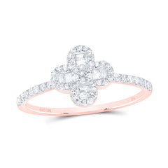 1/3CTW-DIA NK GIFT CLOVER LADIES RING