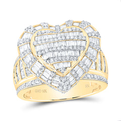 1 7/8CTW DIA NK FASHION HEART RING