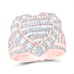 1 7/8CTW DIA NK FASHION HEART RING