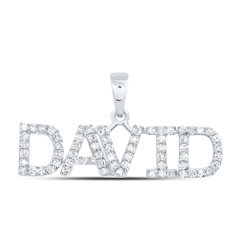 1/4CTW-DIA NK FASHION "DAVID" PENDANT
