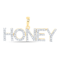 1/4CTW-DIA NK FASHION  "HONEY" PENDANT