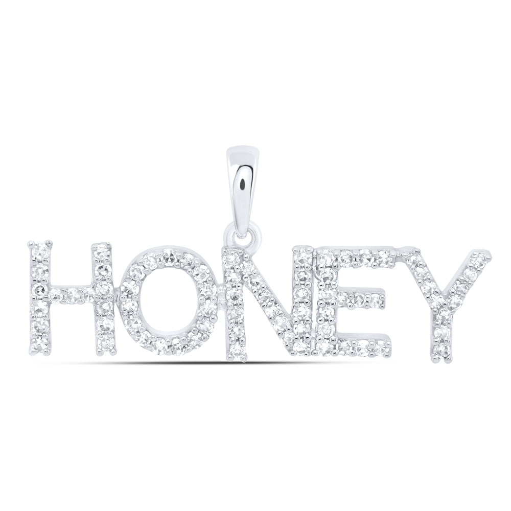 1/4CTW-DIA NK FASHION  "HONEY" PENDANT