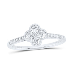 1/2CTW-DIA NK FASHION CLOVER LADIES RING