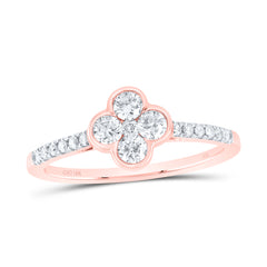 1/2CTW-DIA NK FASHION CLOVER LADIES RING