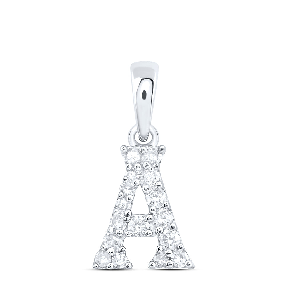 1/10CTW-DIA NK GIFT INITIAL "A" PENDANT