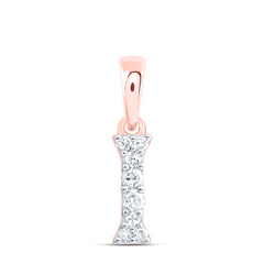 1/12CTW-DIA NK GIFT INITIAL "I" PENDANT