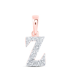 1/8CTW-DIA NK GIFT INITIAL "Z" PENDANT